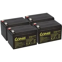 Kung Long Kompatibler Akku E-Roller E-Scooter Quad E Bike 48V 4x 12V 15Ah AGM Elektromobil-Akku