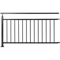 Dolle Brüstungsgeländer DOLLE Geländerset Acadia 150 cm schwarz