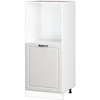 Vicco Herdumbauschrank R-Line, Weiß Landhaus/Weiß, 60 cm (1-St)