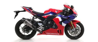 Sport Auspuff Arrow Works Titan mit Carbonendkappe Honda CBR 1000 RR-R Bj. 2020-2023 SC82 EURO-5 ABE