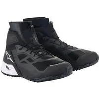 Alpinestars Alpinestars CR-1 Motorradschuhe schwarz / weiss Motorradstiefel (Packung, Antistatische und Öl- und Benzinfeste Sohle) motorradschuhe für herren