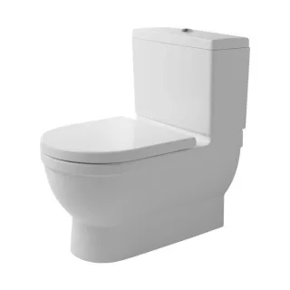 Duravit Starck 3 Stand Tiefspül WC 2104092000 weiss, für Vario Anschluss, HygieneGlaze