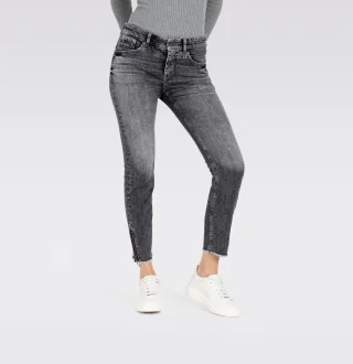 MAC - MAC JEANS - RICH SLIM, Light authentic denim grau - Gr. - 28