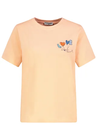 Authentic Style - RE9CIFQtU2hpcnQgUHJpbnQg sunny peach - Gr. - L