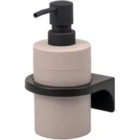 bremermann Seifenspender Bad-Serie SAVONA Softtouch inkl. Wandhalter, rund, (1-tlg., inkl. Montagematerial), mit Wandhalterung