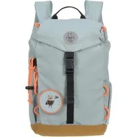 LÄSSIG Kinderrucksack Nature, Mini Outdoor Backpack, Light Blue, aus recycelten PET-Flaschen