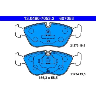 ATE Bremsbel?ge vorne Volvo 850 C70 S70 V70