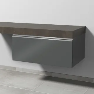 Sanipa Anbau-/Solitärschrank mit Auszug 2morrow (L223579) 340x800x520, L223579 L223579