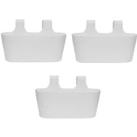 Engelland Blumenkasten Blumentopf zum Hängen (Vorteils-Set, 3 St., Fassungsvermögen je Topf 5,5 Liter), UV-Beständig, Frostbeständig, Wasserauffangschalen