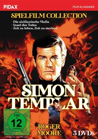 Simon Templar Spielfilm Collection / Drei spannende Abenteuer in Spielfilmlänge (Pidax Film-Klassiker) [3 DVDs]