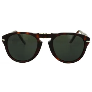 Lunettes de soleil Persol PO0714 24/31 Havana Green pliage 54 mm