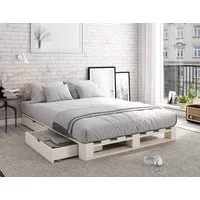 OTTO home Palettenbett "ALASCO " Mit Schublade, zertifiziertes Massivholz, erweiterbar zum Doppel- oder Familienbett
