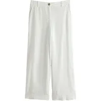 Next Palazzohose Elegante Hose aus Leinenmischung mit weitem Bein (1-tlg)