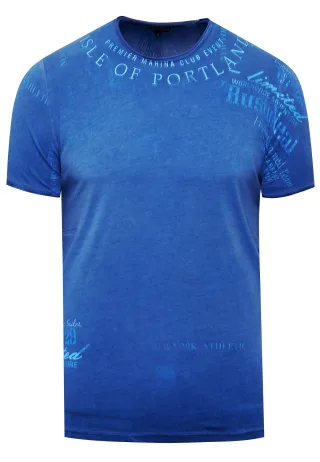 T-Shirt Verwaschen mit Prints