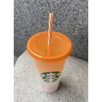 Starbucks Frühstücks-Geschirrset Starbucks Reusable Cold Cup Spring Colour Change 709ml