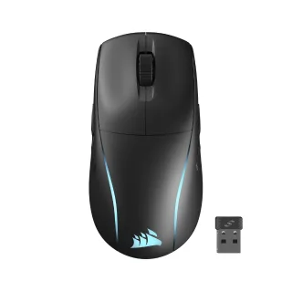 Corsair M75 Wireless RGB Leichte FPS Gaming-Maus ? 26.000 DPI ? Austauschbare Seitentasten ? iCUE-Kompatibel ? PC ? Schwarz