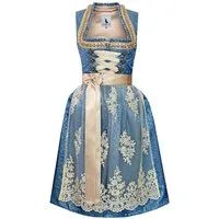 Alpenmärchen Dirndl Dirndl Greta in blau - ALM992