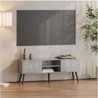 en.casa Lowboard, »Eskilstuna« Fernsehtisch 120x29,5x46,5cm Betonoptik
