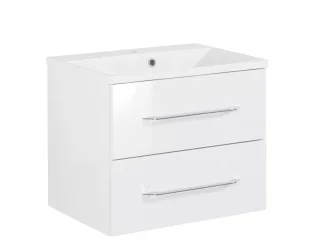 Fackelmann B.clever Set Becken 60x51x46 weiß, 82903 82903