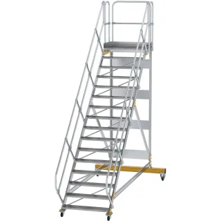 Munk Plattformtreppe 45° fahrbar Stufenbreite 1000mm - 600816