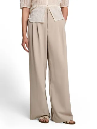 Denim Tom Tailor - Wide Leg Hose atmosphere beige - Gr. - S