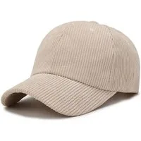 Zaewry Baseball Cap Baseballkappe für Herren und Damen, Aus Cord, verstellbar einfarbig, Unisex, Einheitsgröße, Sonnenmütze