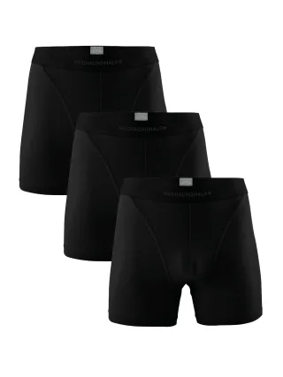 Muchachomalo Herren Pima Baumwolle Boxer Shorts - 3er Pack - Herren Unterwäsche