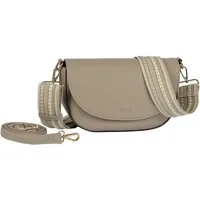 Gabor Satteltasche Linda Summer (Set, 2-tlg., 2 Schultergurte: 1 Gewebeband, 1 aus hochwertigem Kunstleder), Damen Umhängetasche, Schultertasche mit dezentem Logo