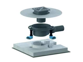 Dallmer Bodenablauf-Set DallDrain Select, DN 50, 120 x 120 mm, 517784 517784