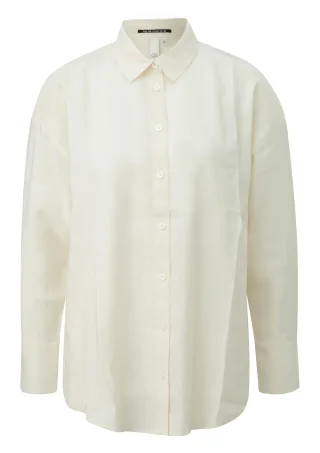 qs - Bluse creme - Gr. - 38