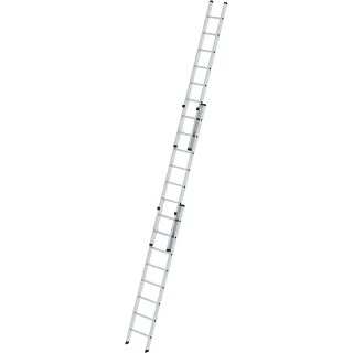 Munk Sprossen-Schiebeleiter 3-teilig ohne Traverse - 020308