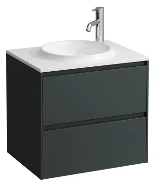 LAUFEN Waschtischunterschrank LANI 630x520x595 2 Schubl. f.WT H814073 verkehrsgrau, H4042521122661 H4042521122661