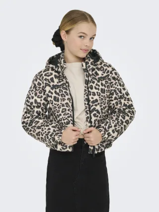 KIDS ONLY - KOGDALIA SHT PUFFER AOP JACKET OTW NOOS Silver Mink - Gr. - 146
