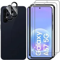 MSM Protech Displayschutzfolie 2X Schutzglas (Display + Kamera) für Samsung Galaxy A57 5G Panzerfolie