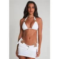 Moda Minx Sommerrock Irregular Hoop Short Skirt (1-tlg) mit tollem Schmuckelement