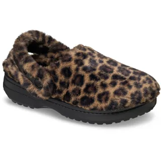 Crocs Classic Unfurgettable Clog Polyester-Mischung Frauen Leopard Clogs