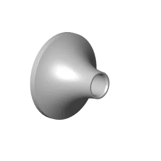 Dornbracht Rosette für Auslauf Ersatzteile 092780011 D. 60 x 37 mm Chrom 092780011-00