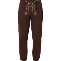 Steigenhöfer Manufaktur Trachtenhose Lange Jogginghose mit Kordelzug im Lederhosen Look - Marius Jogging Lederhose Herren Tracht - Für dein Oktoberfest Herren Outfit