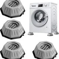 Blusmart Vibrationsdämpfer Waschmaschine Anti-Vibrations-Pads, (Universelle Gummifüße, 4-St., Rutschfest und geräuschlos), Basis festes rutsch festes Pad für Möbel