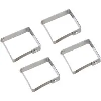 Peyer Syntex Tischdecke Tischdeckenklammer 4er-Pack, Uni