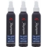 Wella Haarparfüm 3 x Wellaflex Men Full Boost Haarverdichtendes Gel Spray Starker Halt