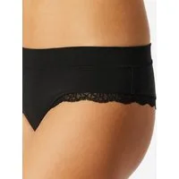 Schiesser Brasilslip Unique Cotton rio-slip tanga knapp