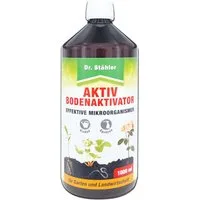 Dr. Stähler Pflanzenstärkungsmittel Aktiv Bodenaktivator – Bodenhilfsstoff zur Förderung des Bodenlebens, 1-St., Mit Mikroorganismen für Garten, Rasen & Zimmerpflanzen