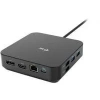 USB-C Triple Display Docking Station, Dockingstation USB-C, HDMI, DP, PD