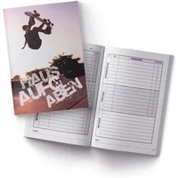 itenga Notizheft itenga Hausaufgabenheft Skater (Motiv 32) DIN A5, 96 Seiten