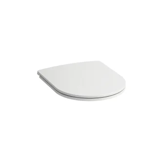 LAUFEN WC-Sitz mit Deckel slim LAUFEN Pro Bügelscharnier-Edelstahl, weiß, 89896.5, 8989650000001 H8989650000001