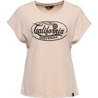 QueenKerosin Print-Shirt California (1-tlg) Wohlfühlfaktor mit Modal