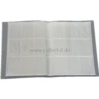 collect-it.de MY HOME OF CARDS + TOYS Sammelkarte Leere Sammelmappe 32 Seiten (576 Karten)- Farbe Neutral