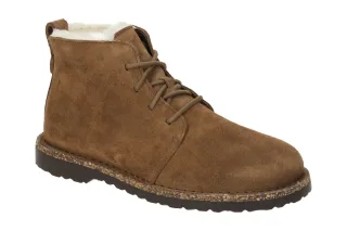 Birkenstock Damen Stiefeletten 1028148 UPPSALA dark tea braun Fellfutter bequem