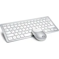 Seenda Kleine Tastatur Maus Set kabellos mit USB Empfänger Tastatur- und Maus-Set, (Ultradünne 70% Tastatur), mit USB Empfänger